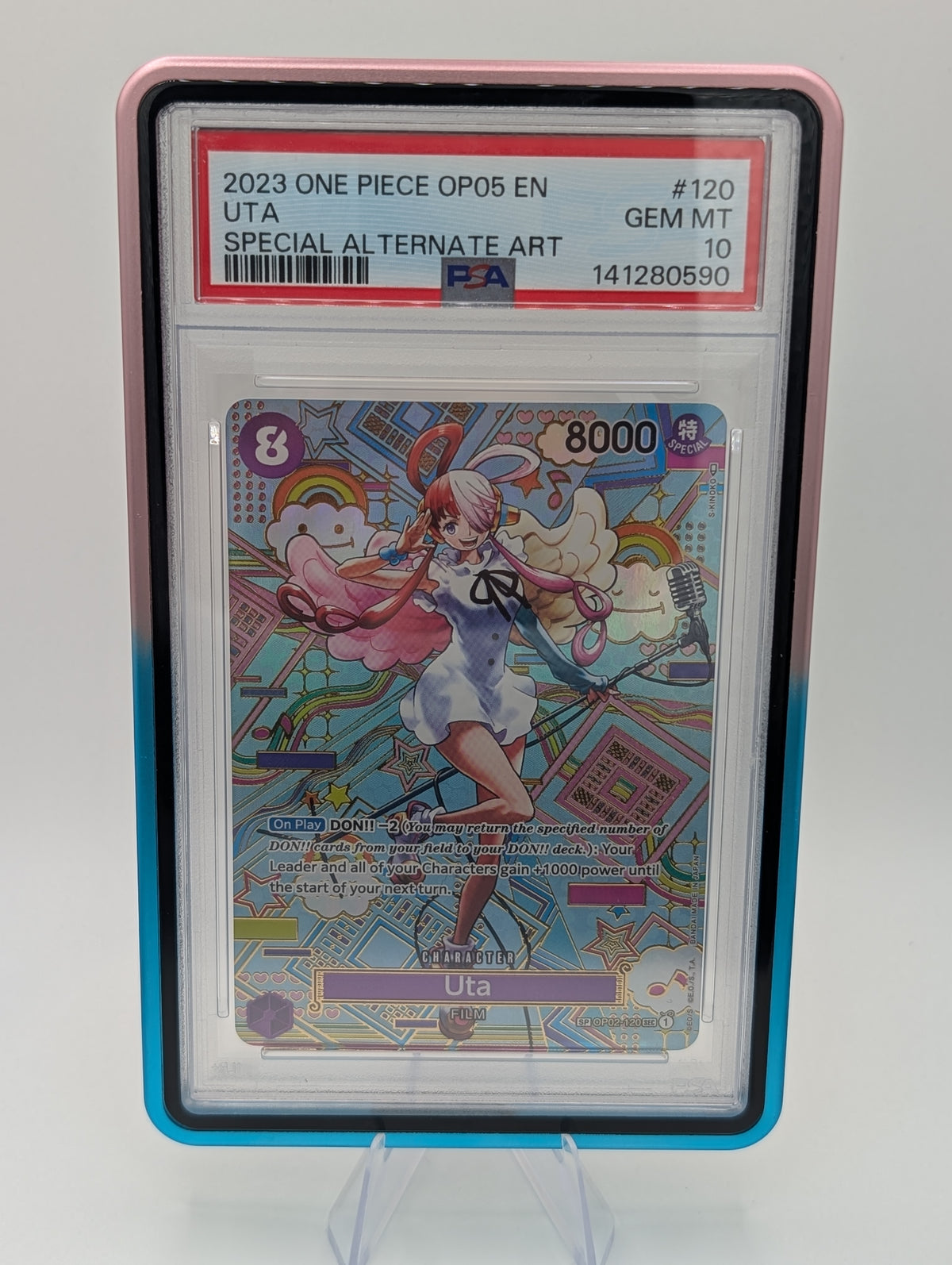 UTA SP OP02-120 - PSA 10 *Label error*