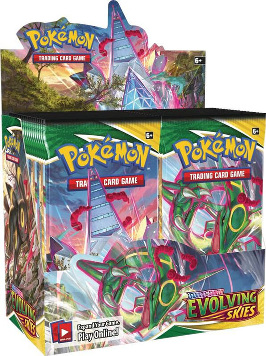 Evolving Skies Booster Box Pokemon TCG sealed product available at Zone 151