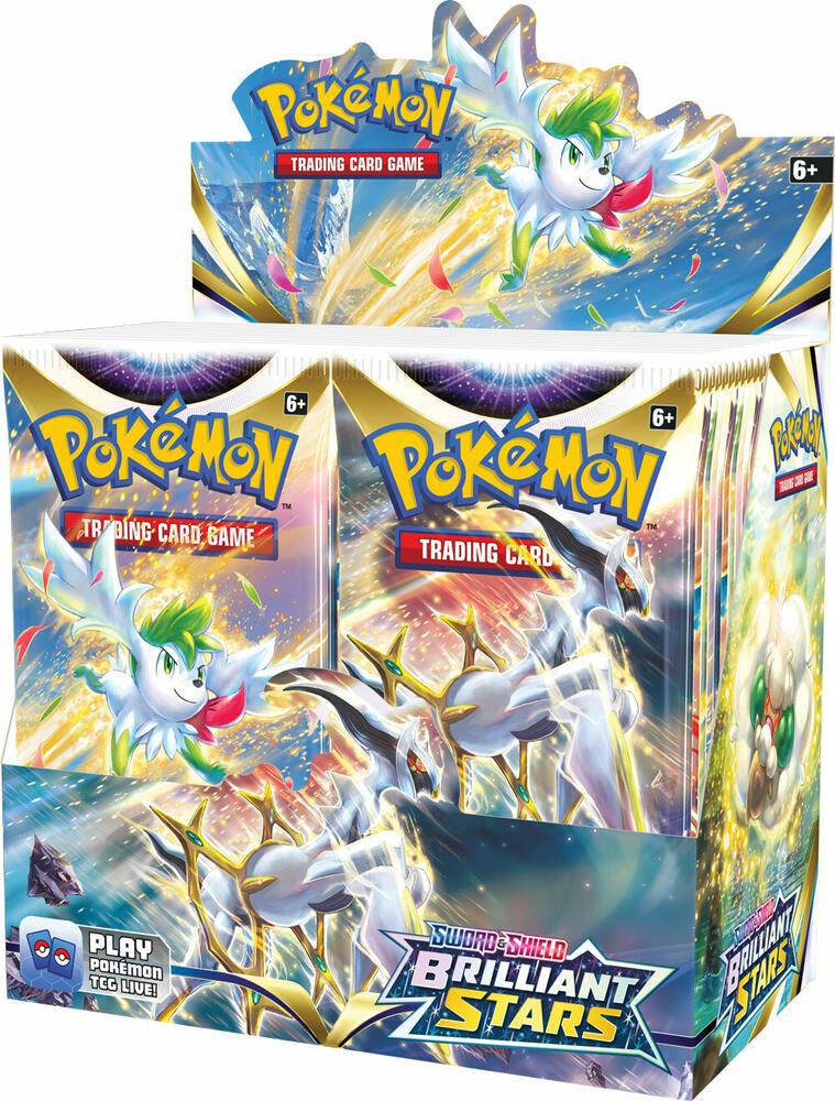 Brilliant Stars Booster Box Pokemon TCG sealed product available at Zone 151