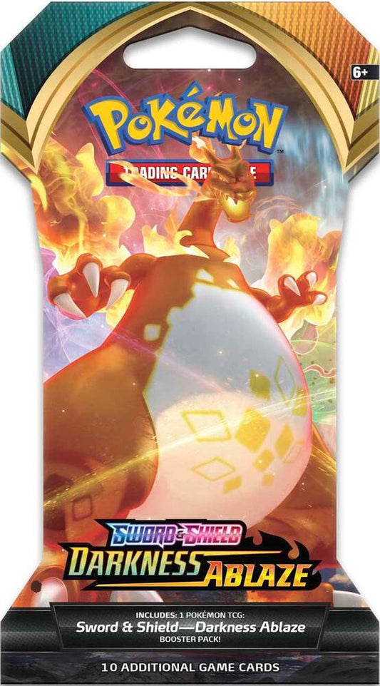 Darkness Ablaze Sleeved Booster Pack Trading Card Game sealed product available at Zone 151