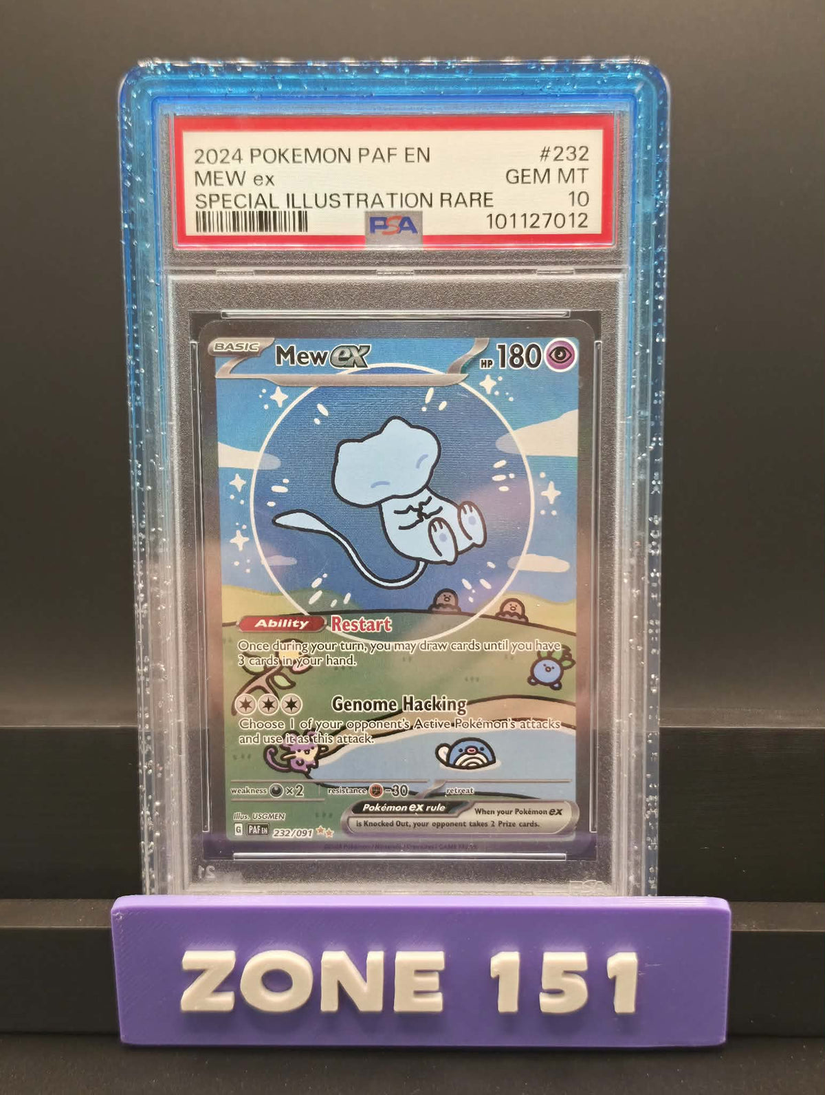 2024 MEW EX POKEMON PAF (EN) PSA 10