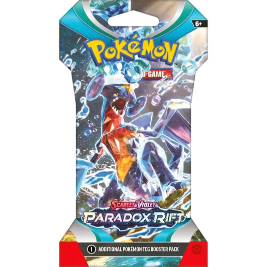 Paradox Rift Sleeved Booster Pack Pokemon TCG sealed product available at Zone 151