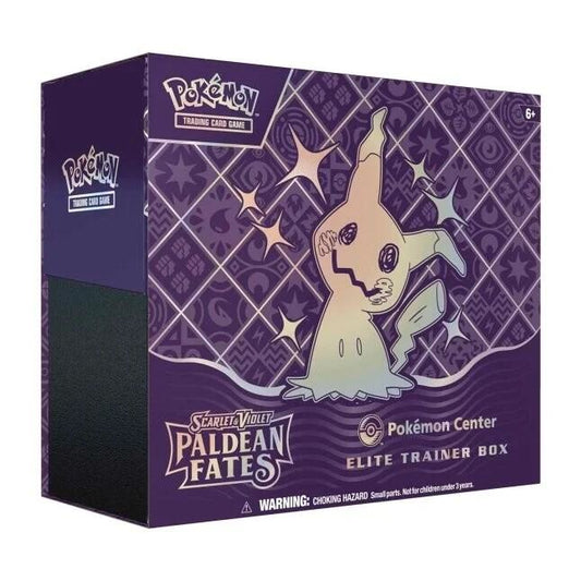 Paldean Fates Pokemon Center Elite Trainer Box (Exclusive) Pokemon TCG sealed product available at Zone 151