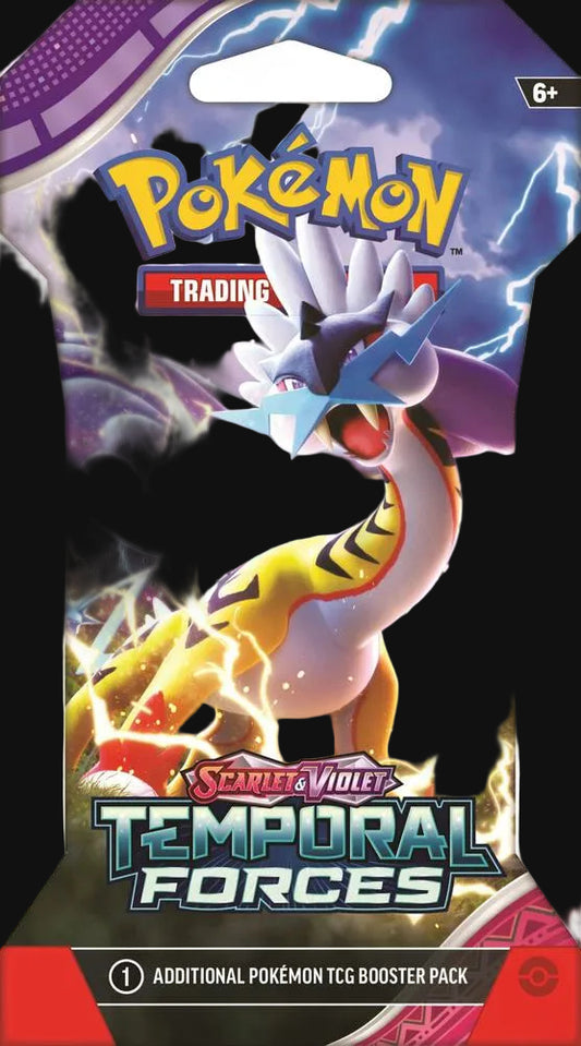 Temporal Forces Sleeved Booster Pack Pokemon TCG sealed product available at Zone 151