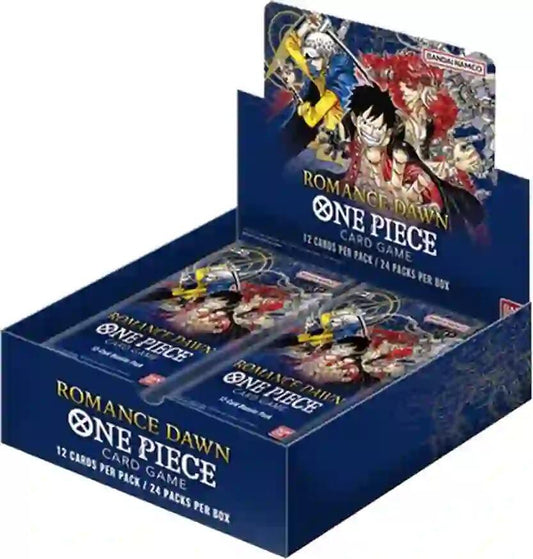 Romance Dawn Booster Box (White Bottom) One Piece Card Game sealed product available at Zone 151