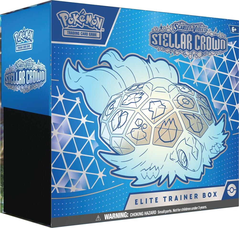 Stellar Crown Elite Trainer Box Pokemon TCG sealed product available at Zone 151