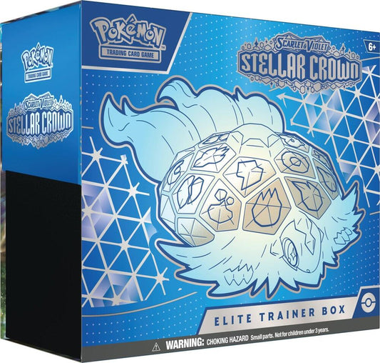 Stellar Crown Elite Trainer Box Pokemon TCG sealed product available at Zone 151