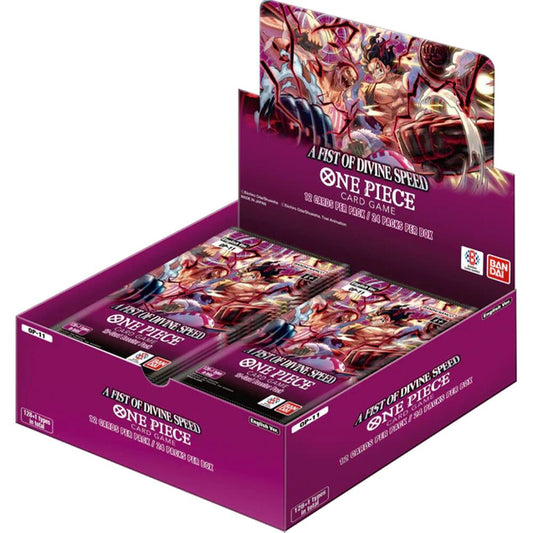 A Fist of Divine Speed Booster Box Trading Card Game sealed product available at Zone 151