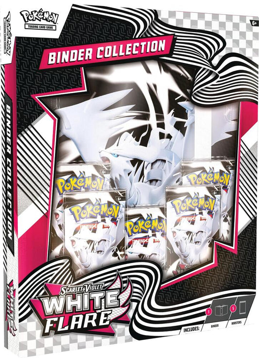 White Flare Binder Collection Pokemon TCG sealed product available at Zone 151