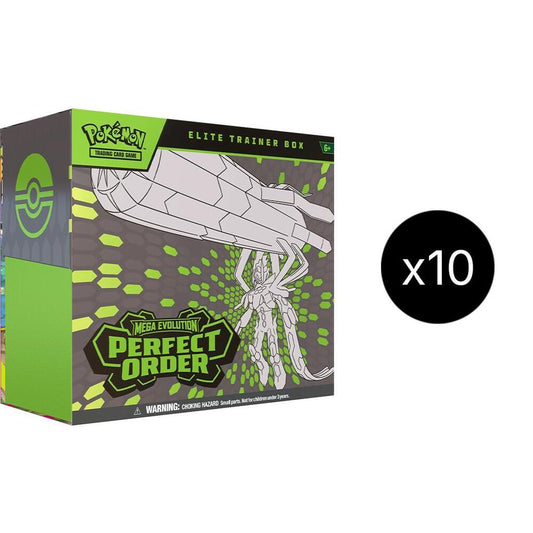 Perfect Order Elite Trainer Box Case Trading Card Game sealed product available at Zone 151