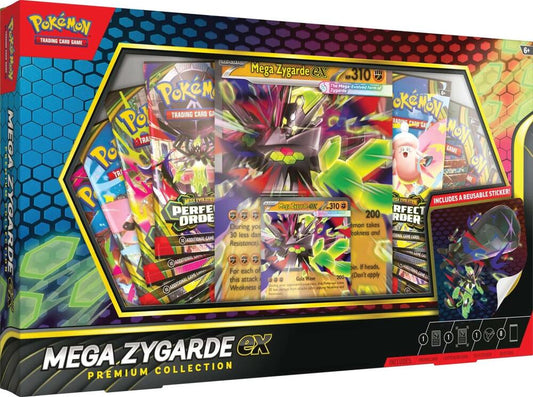 Mega Zygarde ex Premium Collection Case Trading Card Game sealed product available at Zone 151