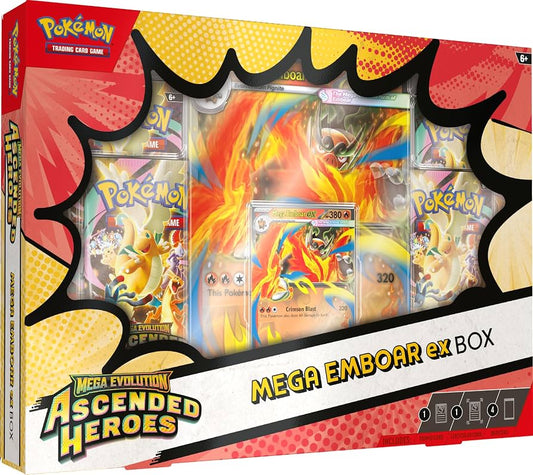 Pokémon - Mega Evolution : Ascended Heroes - Mega Emboar ex Box