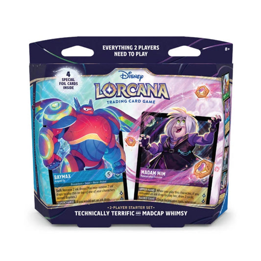 Disney Lorcana - 2 Player Starter Deck-Technically Terrific & Madcap Whimsy
