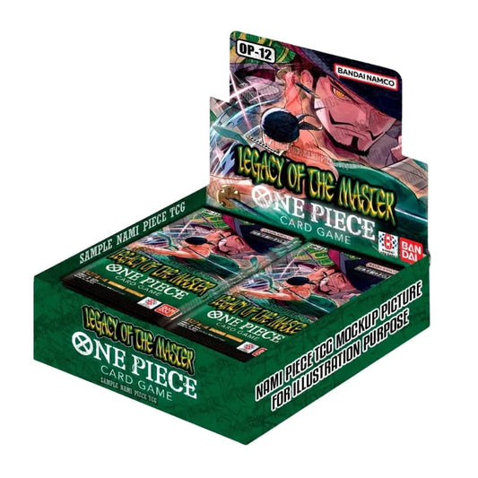 Legacy of the Master Booster Box One Piece Card Game sealed product available at Zone 151