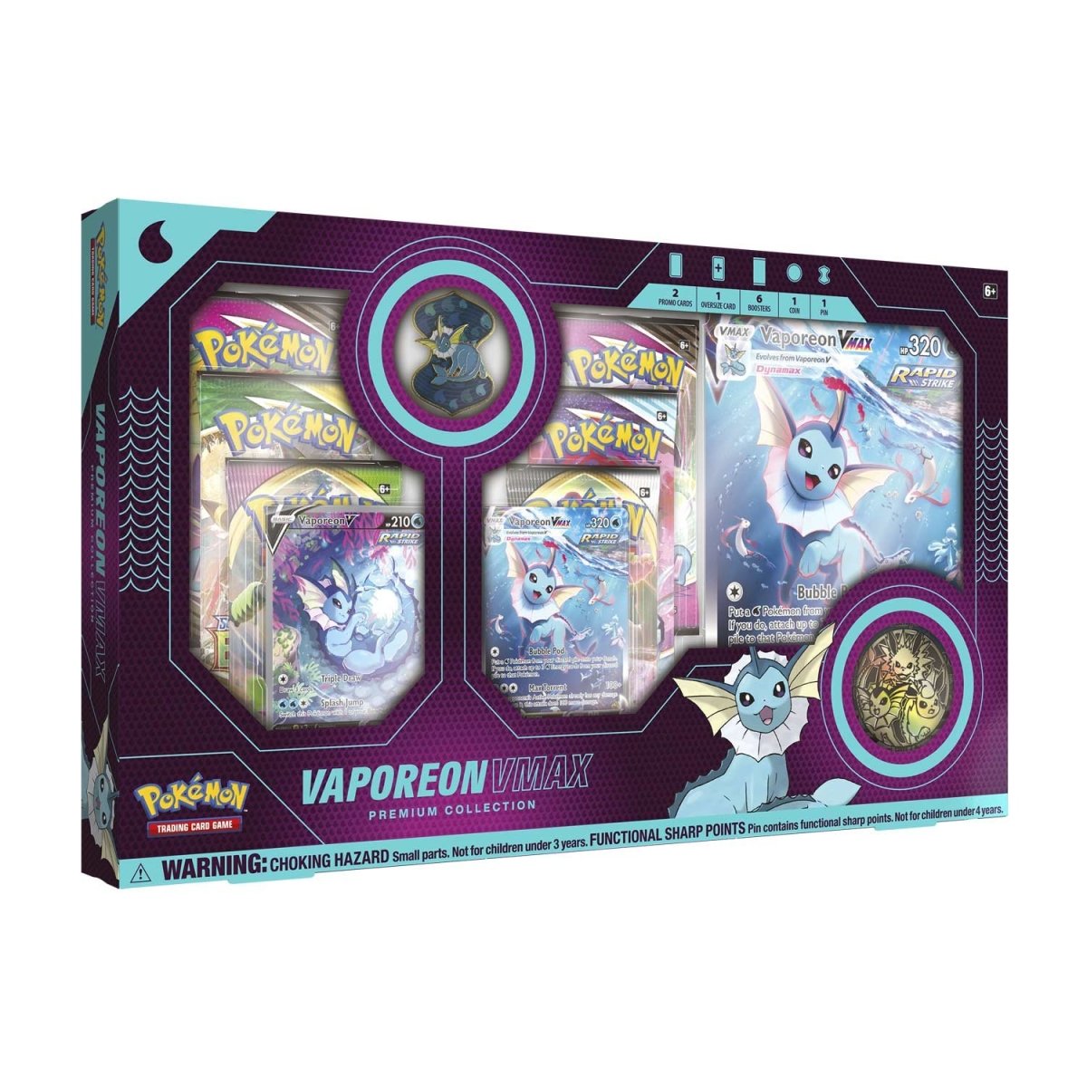 Pokémon: Vaporeon VMAX Premium Collection