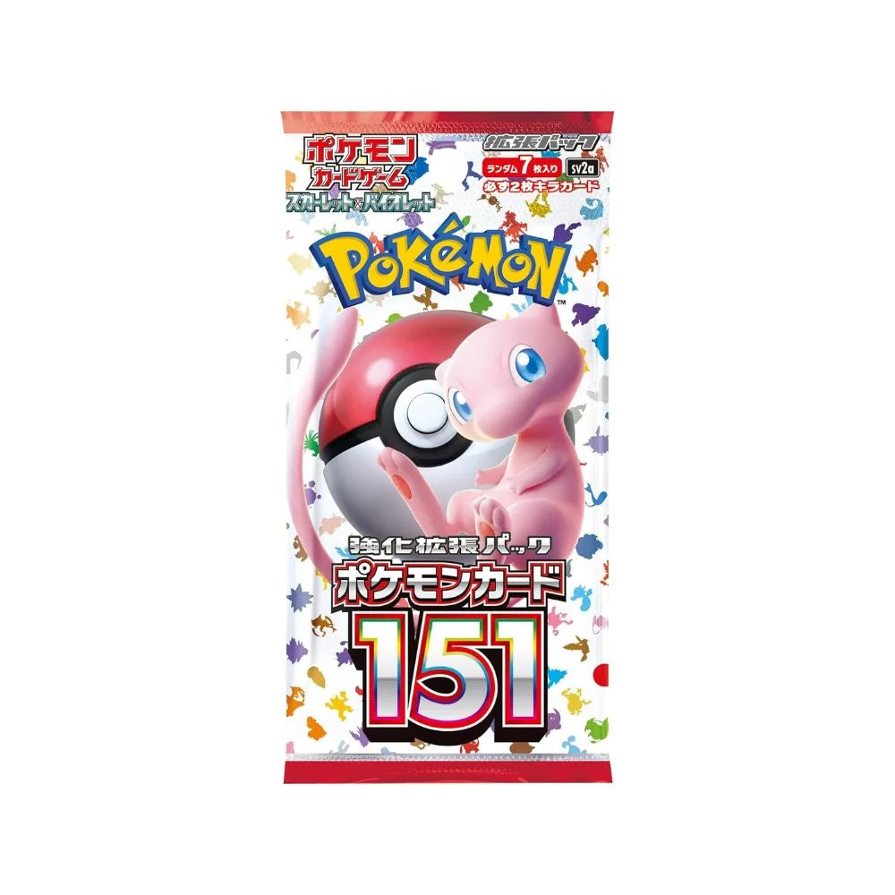 Pokemon 151 booster pack Japanese