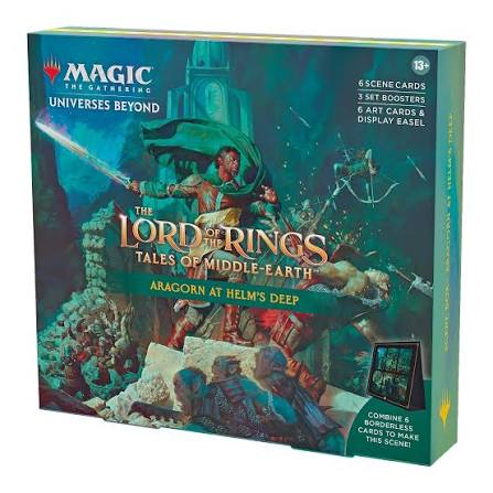 MTG - Aragorn at Helm's Deep scene box.