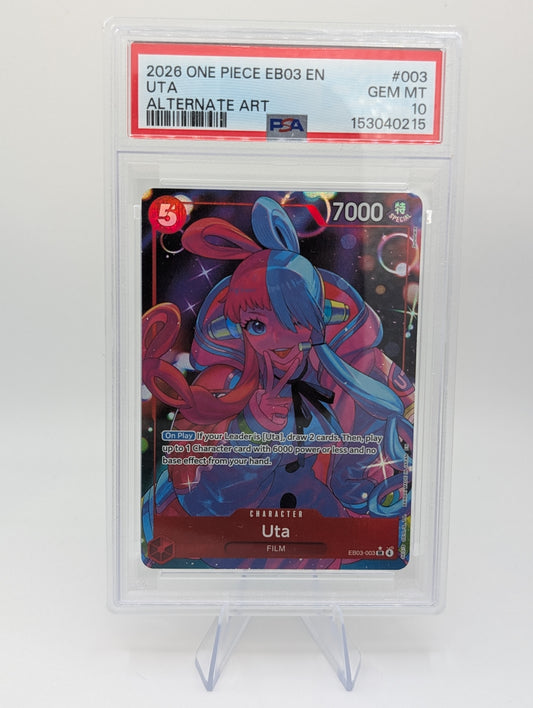 One piece EB03 UTA Alternate - PSA 10