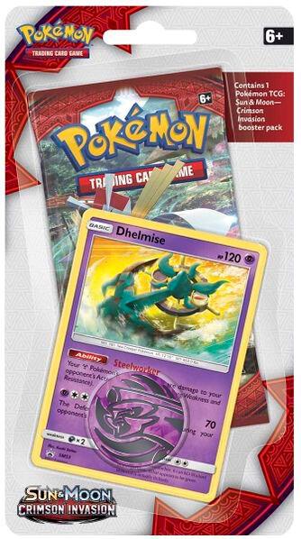 Crimson Invasion Single Pack Blister [Dhelmise] Trading Card Game sealed product available at Zone 151