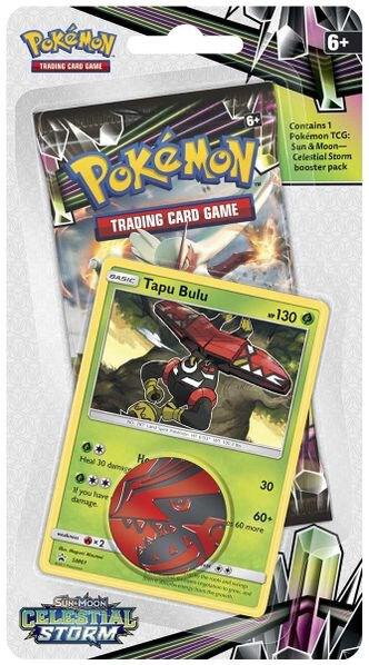 Celestial Storm Single Pack Blister [Tapu Bulu] Trading Card Game sealed product available at Zone 151
