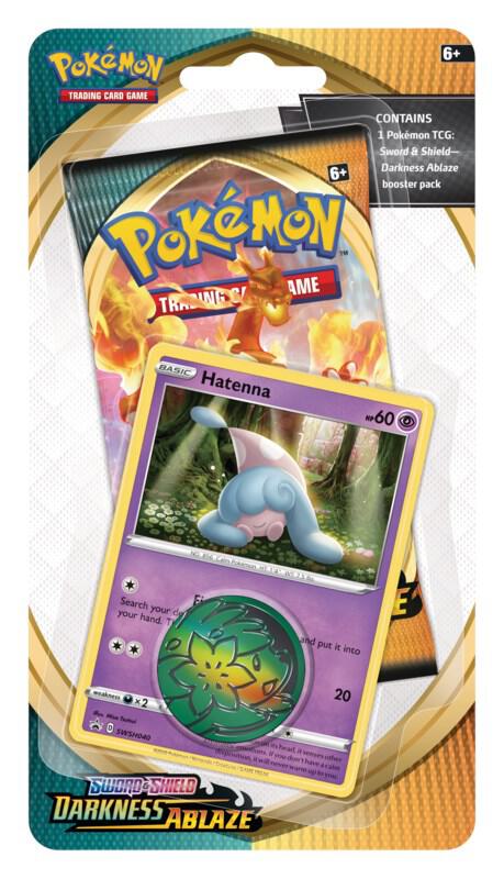 Darkness Ablaze Single Pack Blister [Hatenna] Trading Card Game sealed product available at Zone 151