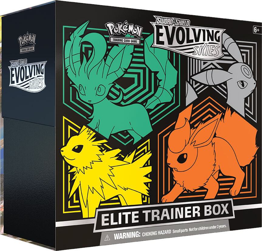 Evolving Skies Elite Trainer Box [Flareon/Jolteon/Umbreon/Leafeon] Pokemon TCG sealed product available at Zone 151