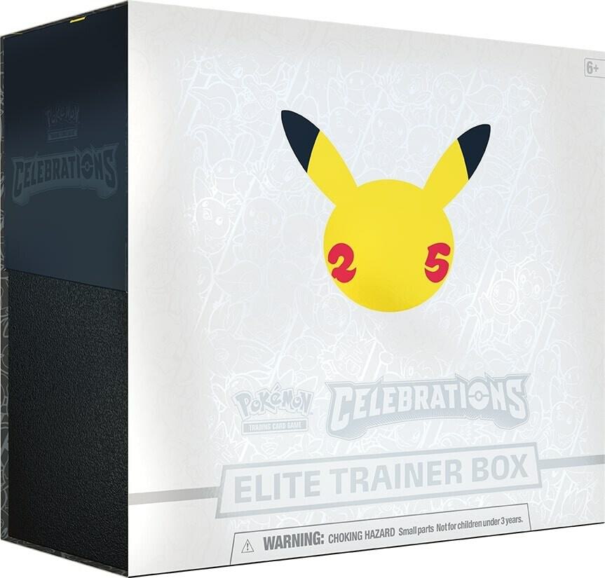 Celebrations Elite Trainer Box Trading Card Game sealed product available at Zone 151