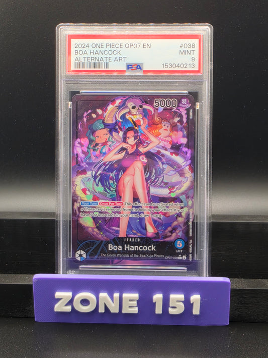 2024 ONE PIECE OP07 EN BOA HANCOCK PSA 9