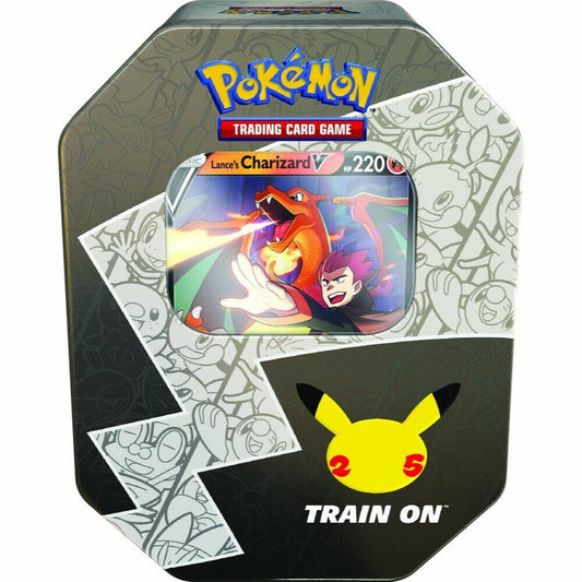Pokemon Celebrations International Tin [Lance's Charizard V] Pokemon TCG sealed product available at Zone 151
