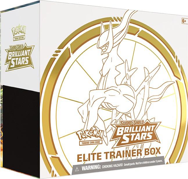 Brilliant Stars Elite Trainer Box Pokemon TCG sealed product available at Zone 151