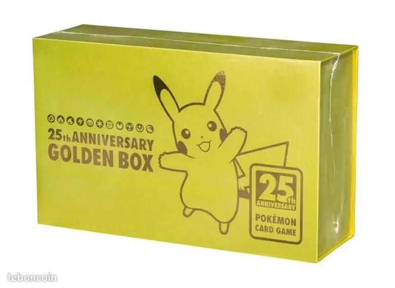 Pokemon 25th Anniversary Golden Japanese Collection Box