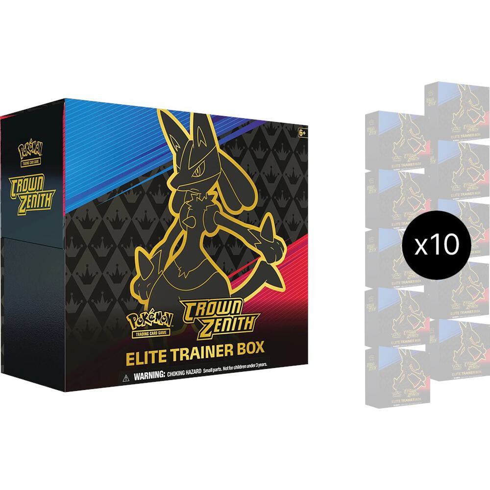 Crown Zenith Elite Trainer Box Case Trading Card Game sealed product available at Zone 151