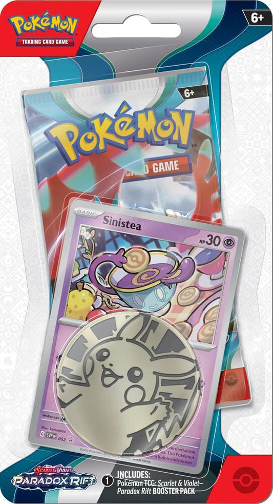 Paradox Rift Single Pack Blister [Sinistea] Pokemon TCG sealed product available at Zone 151