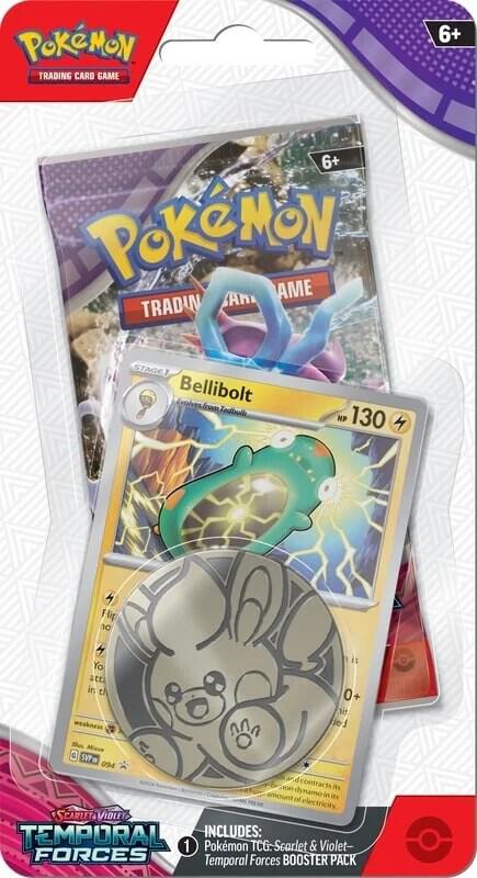 Temporal Forces Single Pack Blister [Bellibolt] Pokemon TCG sealed product available at Zone 151