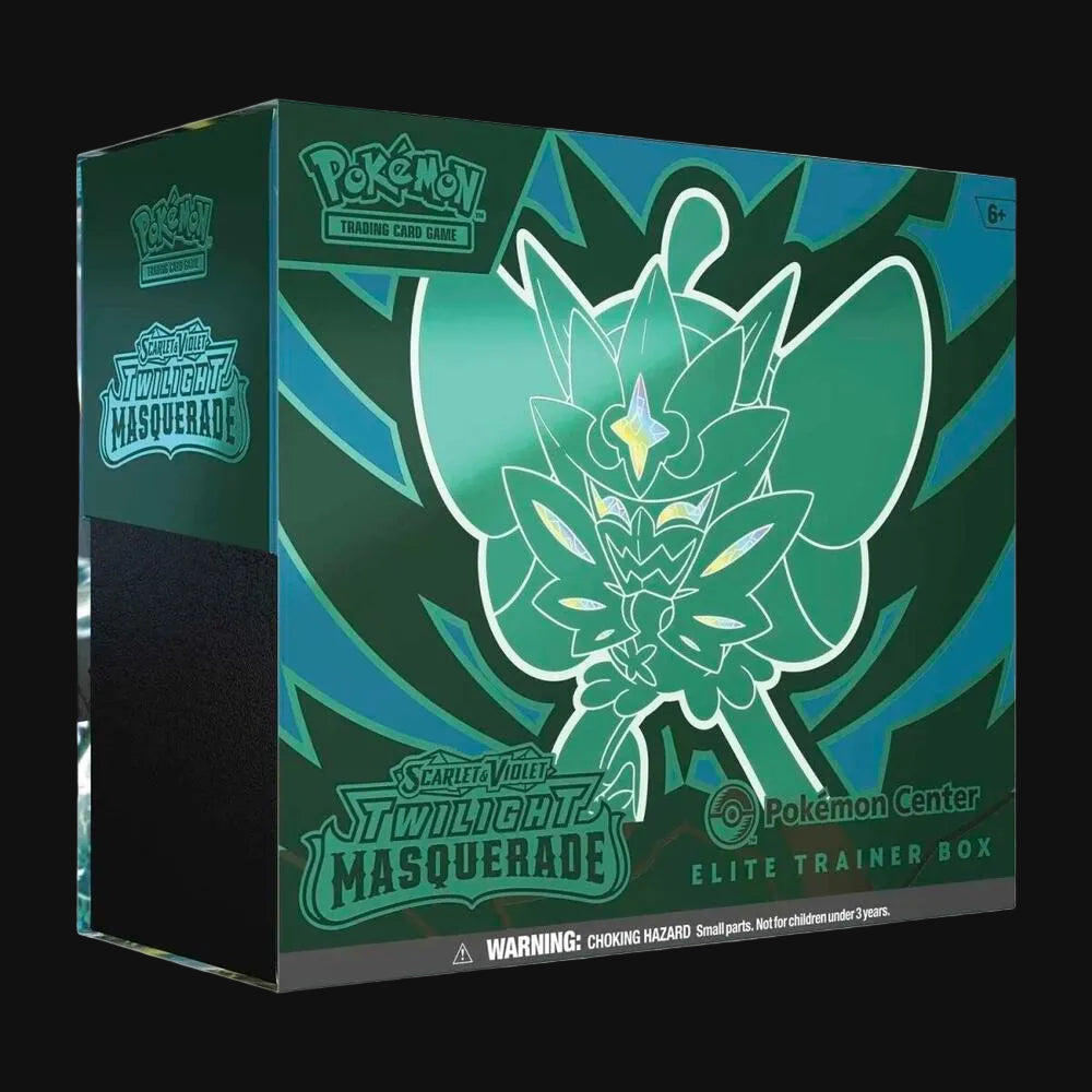 Twilight Masquerade Pokemon Center Elite Trainer Box (Exclusive) Pokemon TCG sealed product available at Zone 151