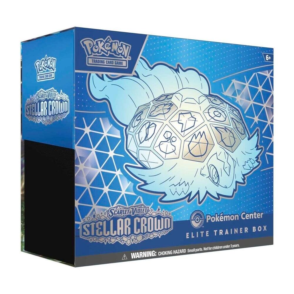 Stellar Crown Pokemon Center Elite Trainer Box (Exclusive) Pokemon TCG sealed product available at Zone 151