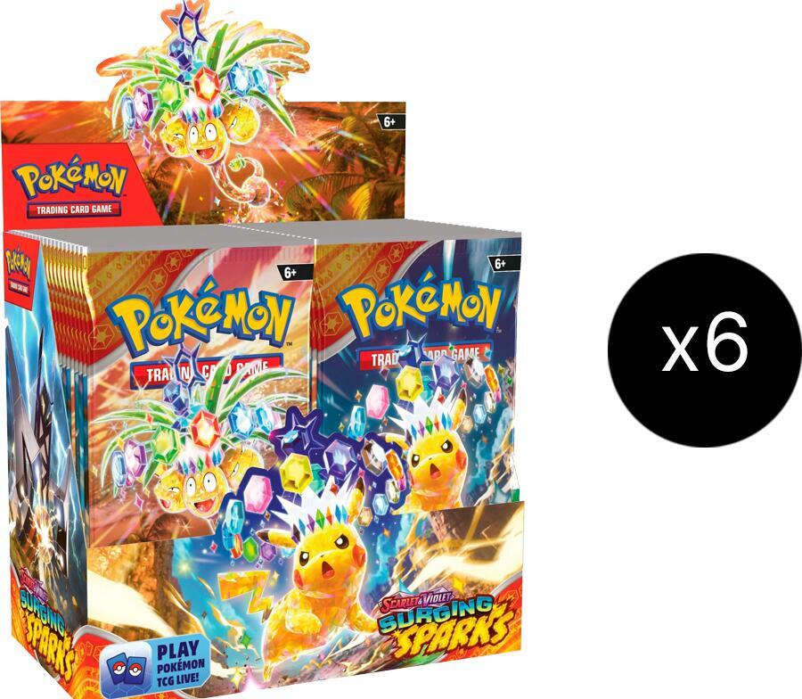 Surging Sparks Booster Box Case Pokemon TCG sealed product available at Zone 151