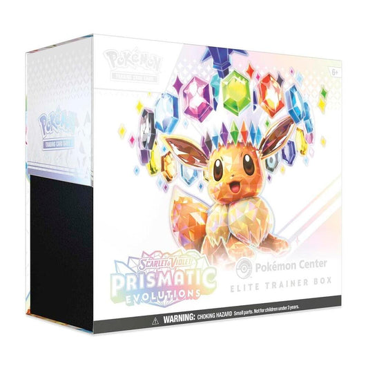 Prismatic Evolutions Pokemon Center Elite Trainer Box (Exclusive) Pokemon TCG sealed product available at Zone 151