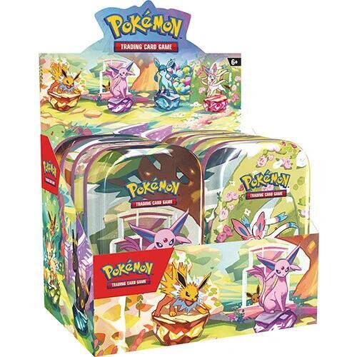 Prismatic Evolutions Mini Tin Display Pokemon TCG sealed product available at Zone 151