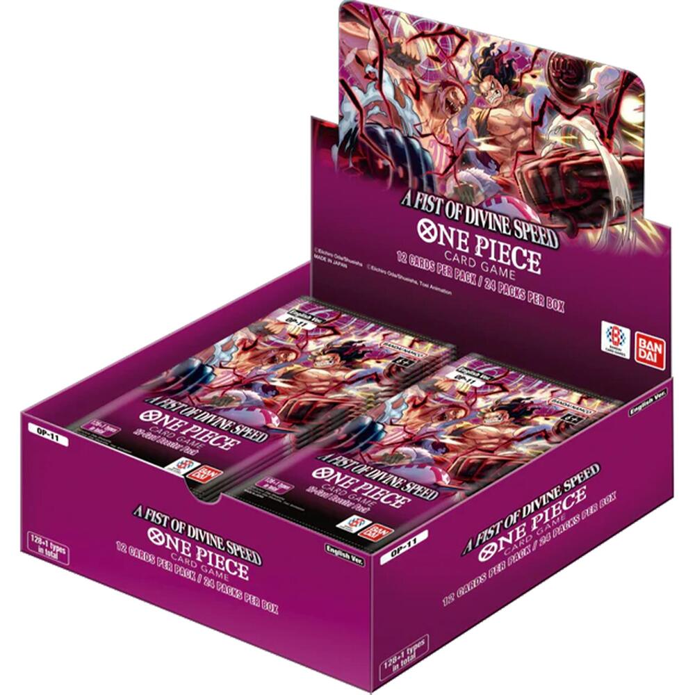 A Fist of Divine Speed Booster Box Trading Card Game sealed product available at Zone 151