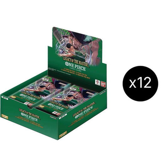 Legacy of the Master Booster Box Case One Piece Card Game sealed product available at Zone 151
