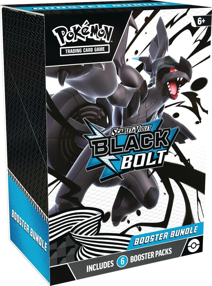 Black Bolt Booster Bundle Pokemon TCG sealed product available at Zone 151