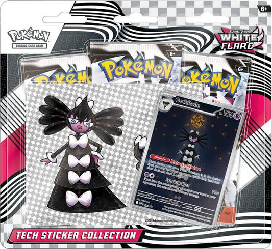 White Flare Tech Sticker Collection Pokemon TCG sealed product available at Zone 151