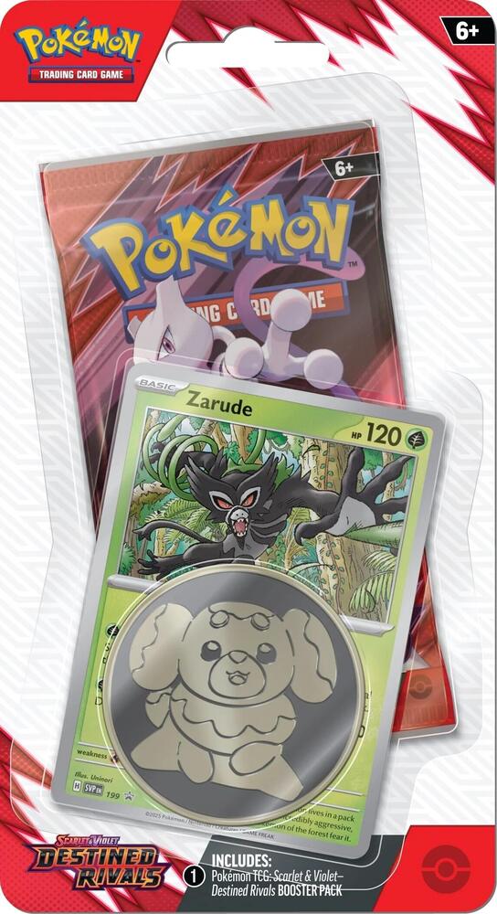 Destined Rivals Single Pack Blister [Zarude] Trading Card Game sealed product available at Zone 151