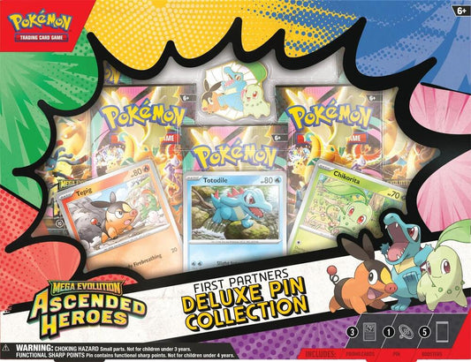 Ascended Heroes First Partners Deluxe Pin Collection Trading Card Game sealed product available at Zone 151