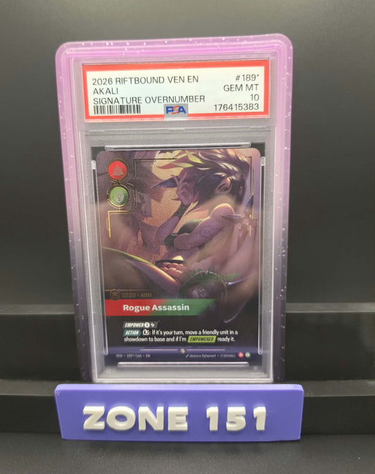 2026 Akali - Rogue Assassin (Signature) (EN) PSA 10
