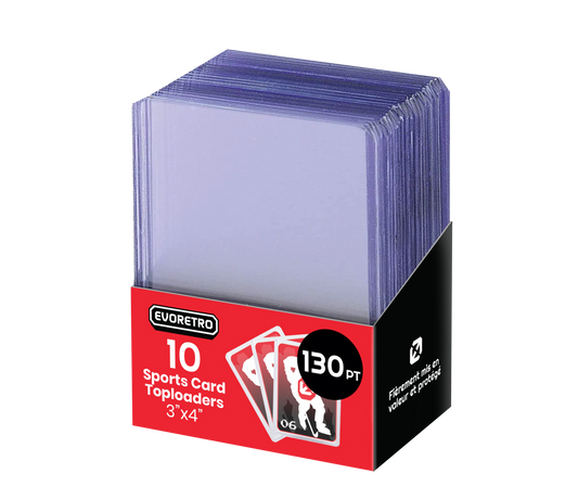 EVORETRO 130 pt Top Loaders 10 pc.