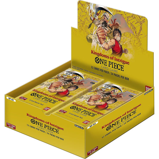 Kingdoms of Intrigue Booster Box One Piece Card Game sealed product available at Zone 151