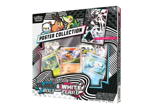 Black Bolt and White flare Unova Poster Collection