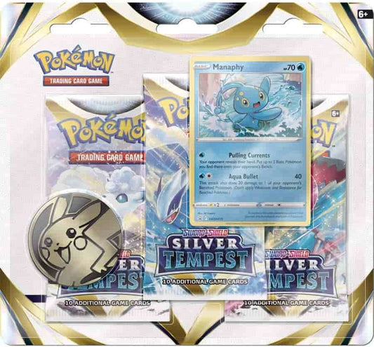 Silver Tempest 3 Pack Blister [Togetic] Pokemon TCG sealed product available at Zone 151
